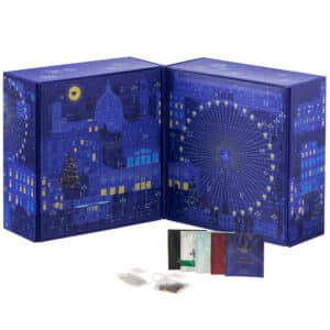 La via del te Tekalender 2026 med 24 tesorter